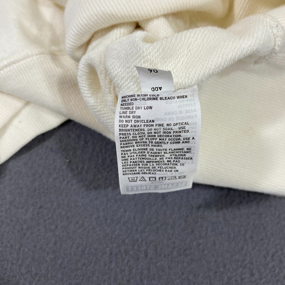 KAWS X UT Uniqlo Sesame Street Crewneck Sweatshirt Men’s Medium Cream Pullover - Picture 8 of 11